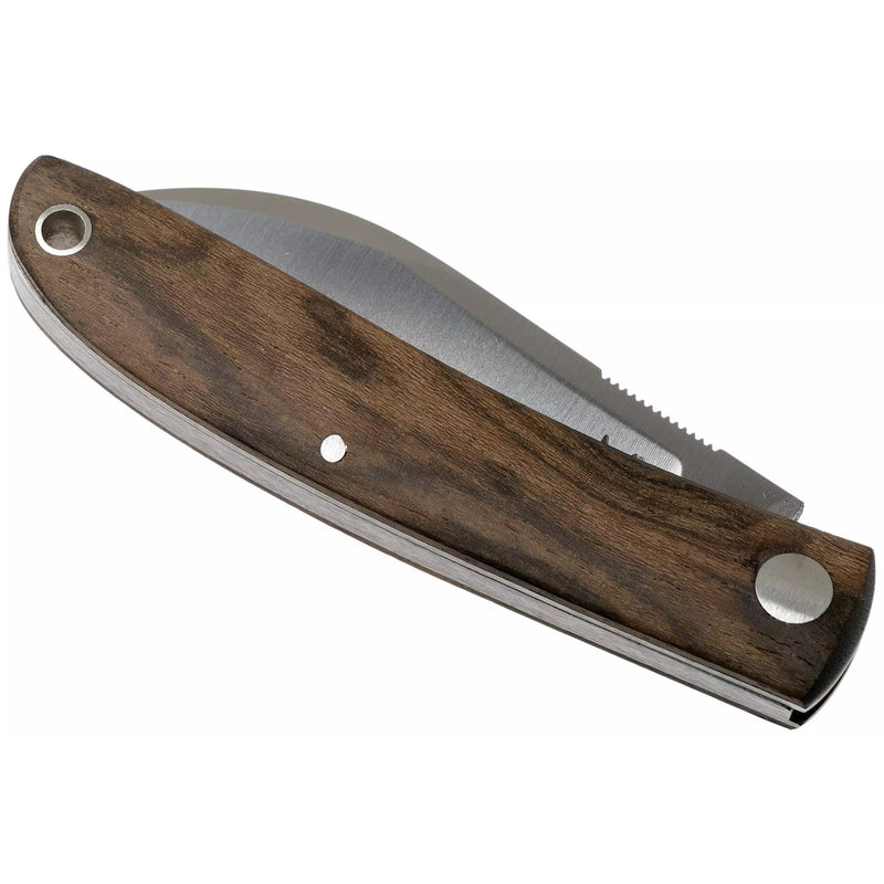 Fox Knives Livri Cuchilla de bolsillo Sheepssfoot M390 Manija de madera de acero Blojo de articulación deslizante