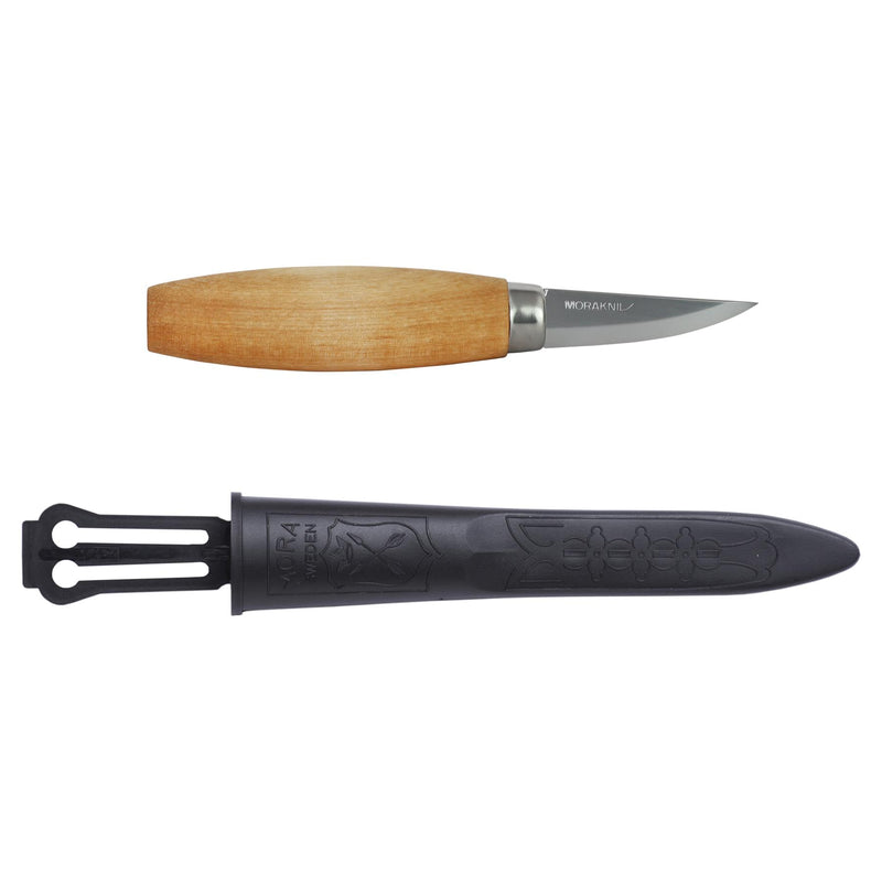 Morakniv Woodcarving 120 Woodworking Nombre natural Herramienta de tallado de acero al carbono