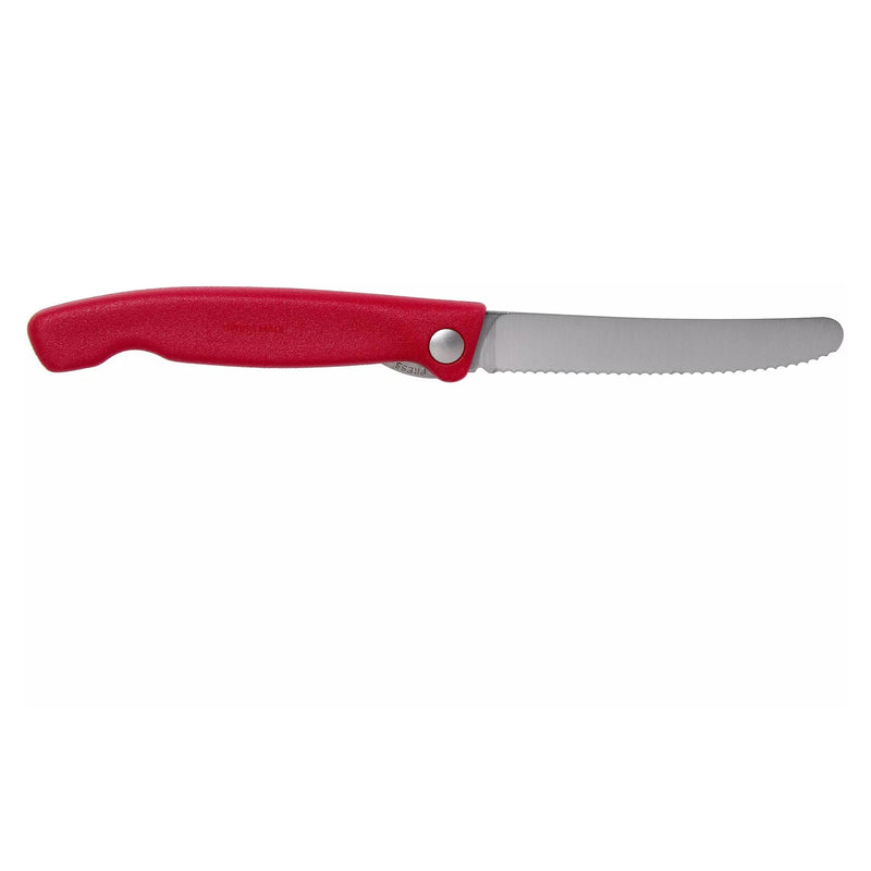 Victorinox Swiss Classic Pleging Paring cuchillo de acero inoxidable Hoja roja