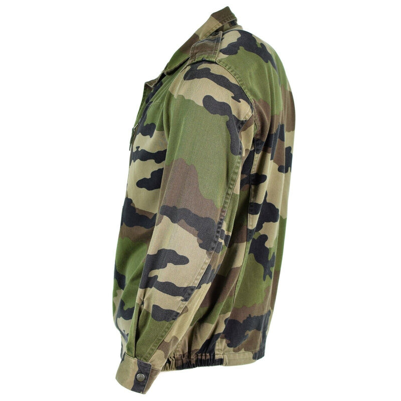 Genuino ejército francés f2 f2 chaqueta de combate fatiga ce camo problema militar excedente