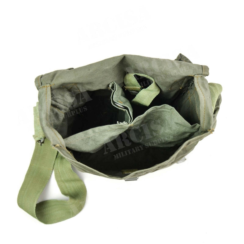 Máscara de gas de la era militar polacas genuinas polacas OM-14 Carrying Bag Shoulder Pouch