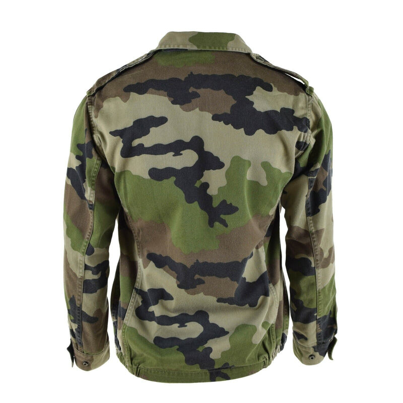 Genuino ejército francés f2 f2 chaqueta de combate fatiga ce camo problema militar excedente