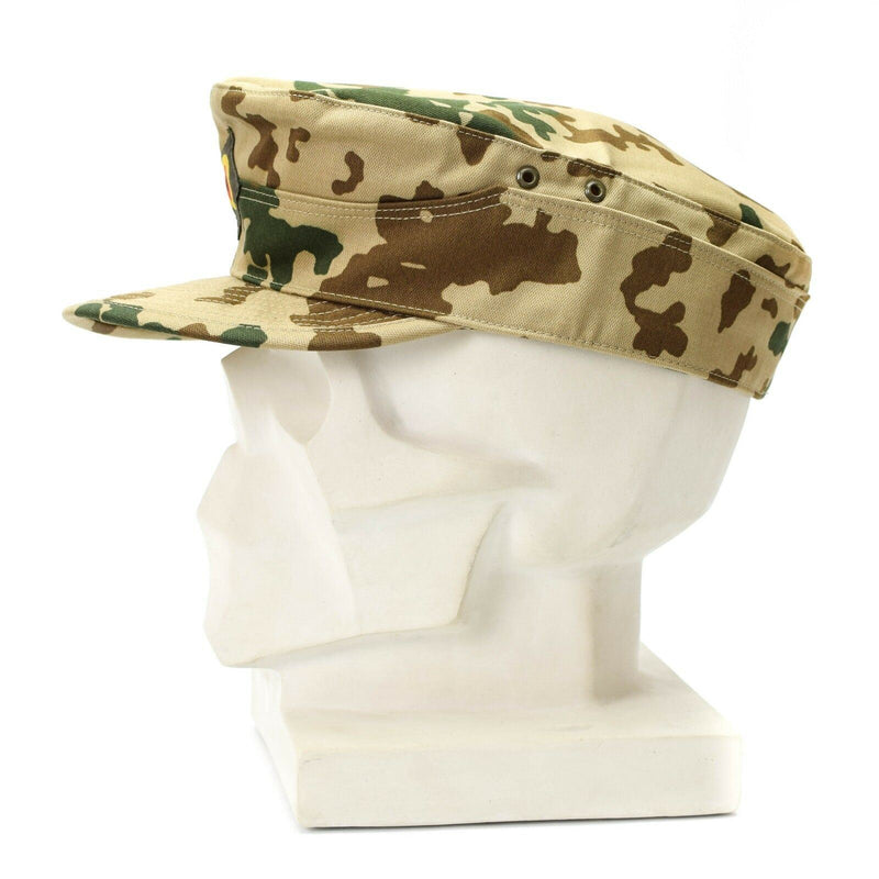 Genuino original del ejército alemán Cap BW Desert Camuflage Military Hat nuevo