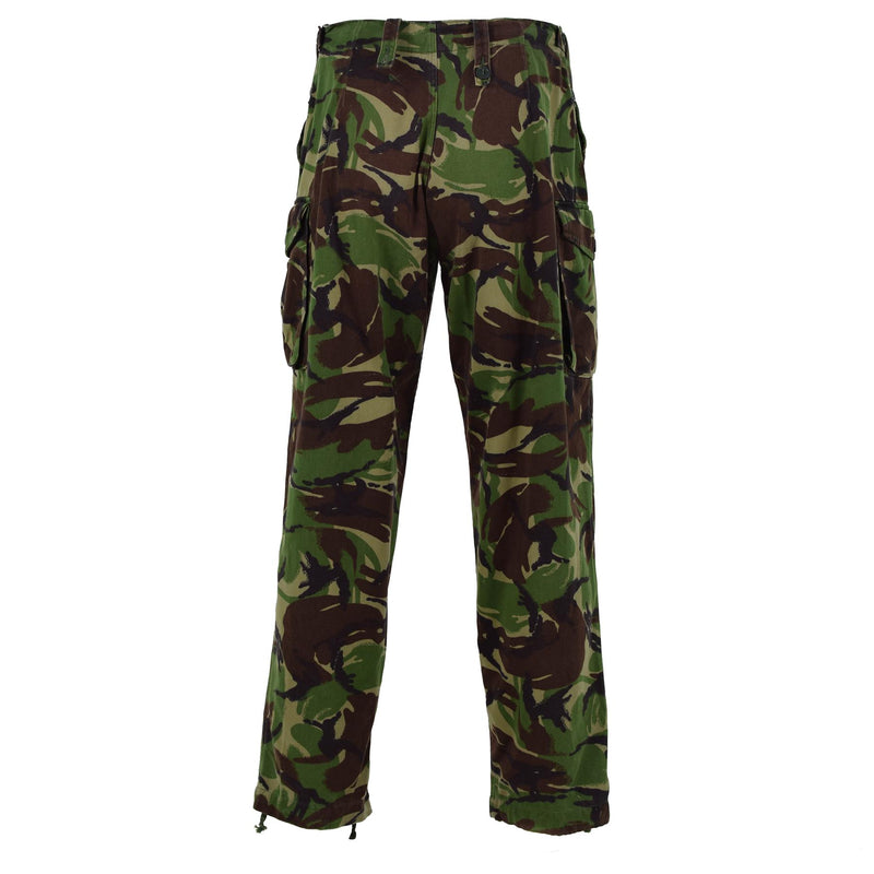 Pantalones del ejército británico original Temperate DMP Woodland Combat Bdu pantalones excedentes