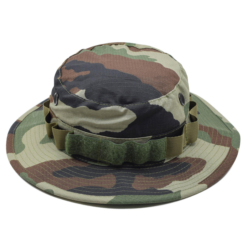 Tacgear Brand Estilo del ejército francés Boonie Hat Cce Camo Ripstop Wide Brim Ventor de ventilación