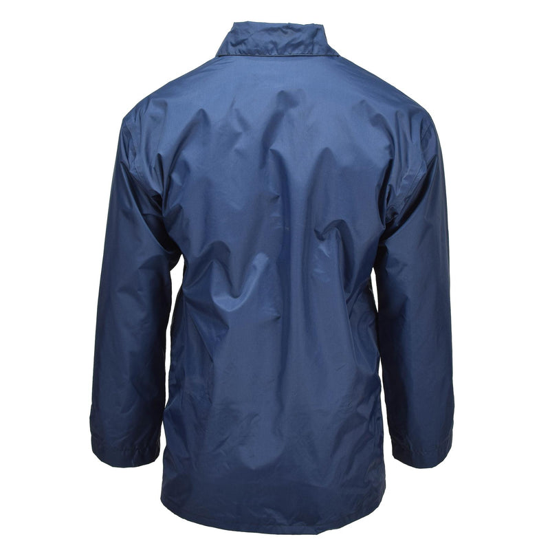 Chaqueta británica de la RAF original impermeable mal tiempo parka forrada impermeable azul