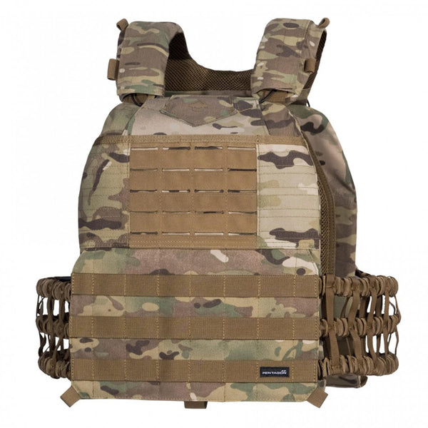 Pentagon Milon Plate Carrier Mk2 Multicam táctico ballística ballística Sistema molle