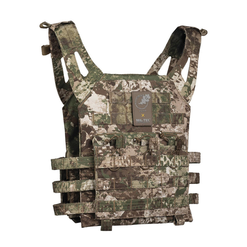 Mil-Tec Army Plate Carrier Gen II Camuflage Chaleco PVC Recubierto cómodo Molle