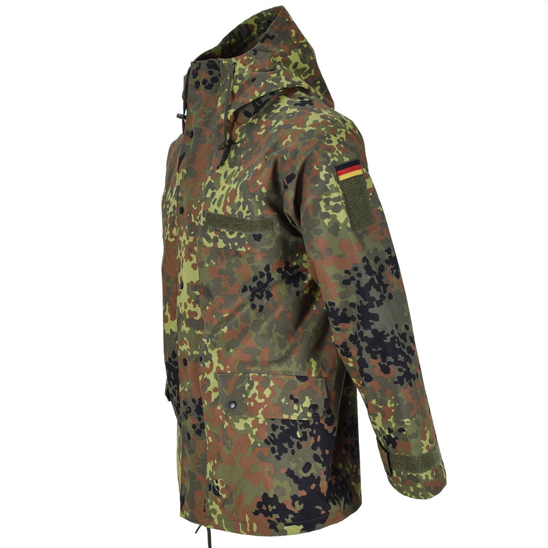 MIL-TEC JUNTA DE CAMBIO DEL Ejército alemán Goretex Flecktarn Camo Imploude Rain