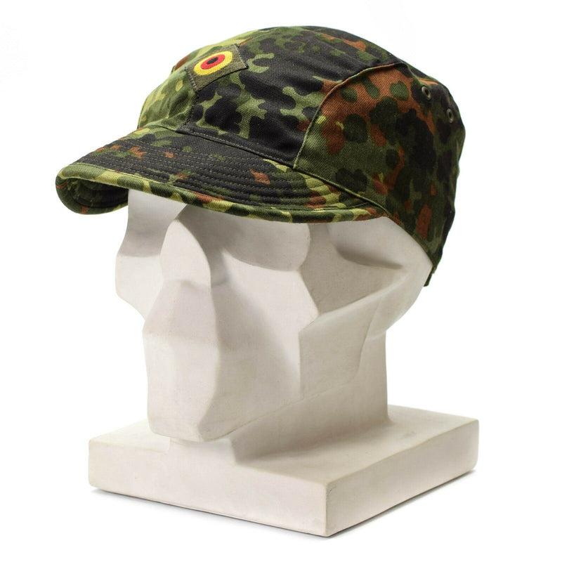 Genuino original de la fuerza aérea del ejército alemán Flecktarn Camo Peak Hat Military Nuevo