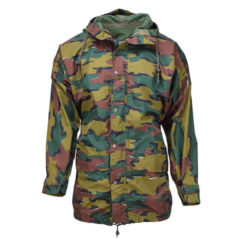 Chaqueta impermeable militar belga original camuflaje seyntex recaer