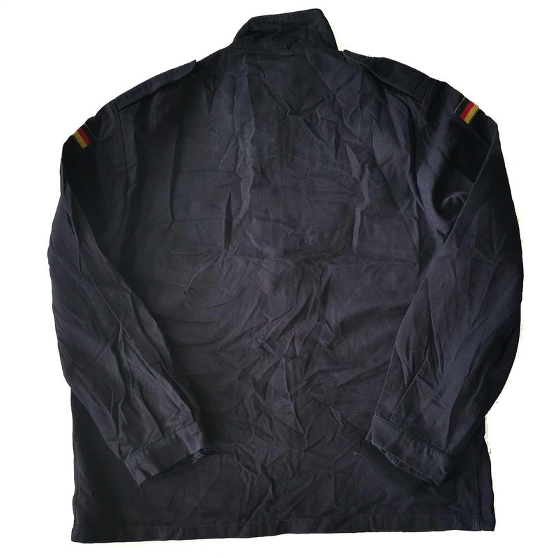 Chaqueta del ejército alemán original Chaqueta azul marina azul marino con cremallera aramid resistente al fuego