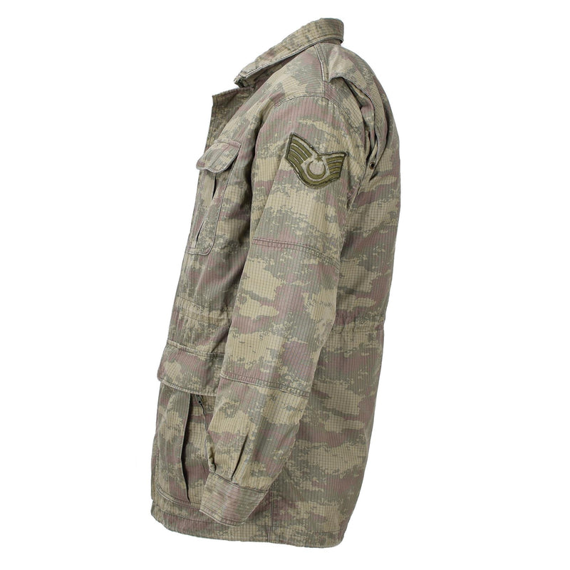 Paracaidista turco original chaqueta parka camuflaje Ripstop Ejército