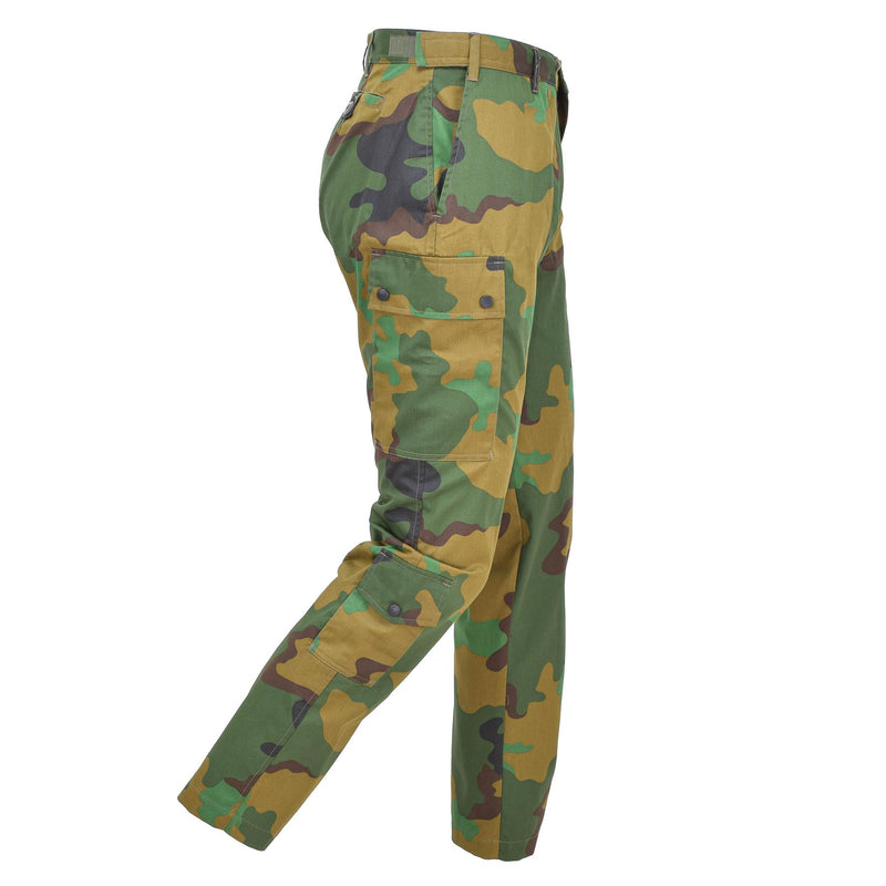 Pantalones tácticos militares holandeses genuinos pantalones de combate reforzados Jungle CAMO NUEVO