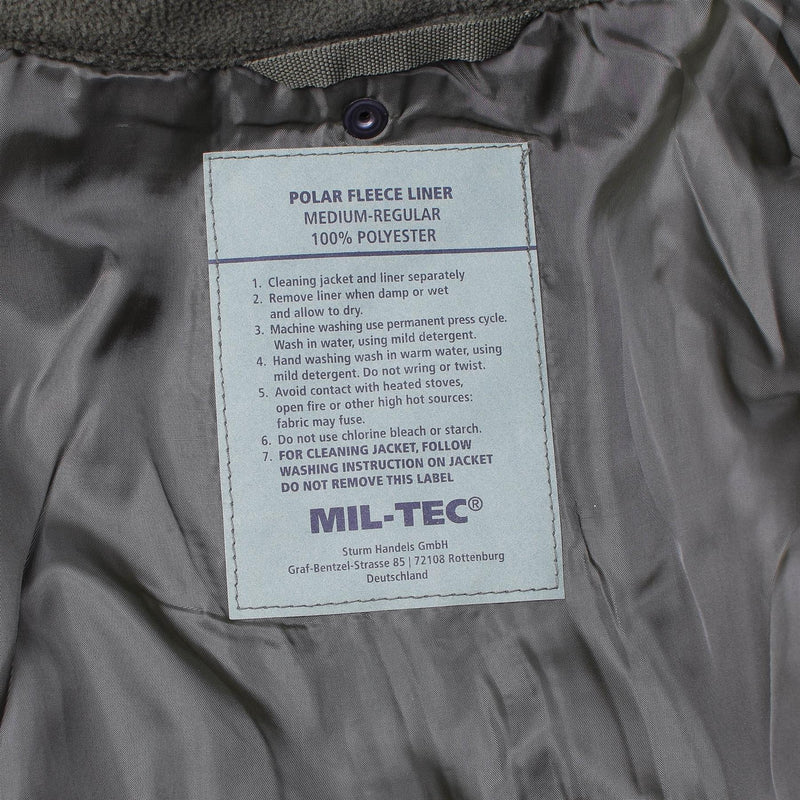 MIL-TEC Alemán PARKA W Liner Goretex Camo Flecktarn Chaqueta de hombres impermeables