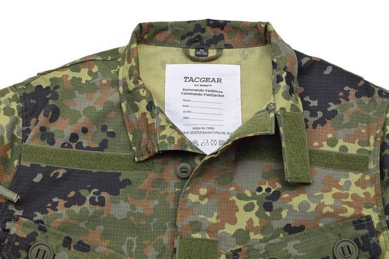 Tacgear Brand Alemán Jaqueta de campo de estilo del ejército alemán Flecktran Camisas tácticas