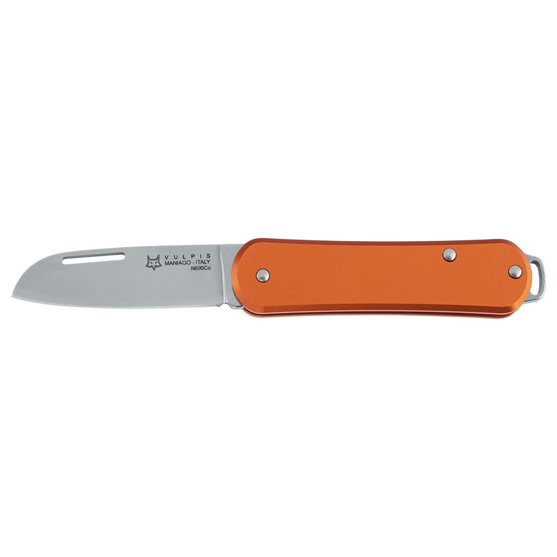 Fox Knives Vulpis FX-VP108 o navaja de bolsillo plegable Acero inoxidable N690CO Naranja