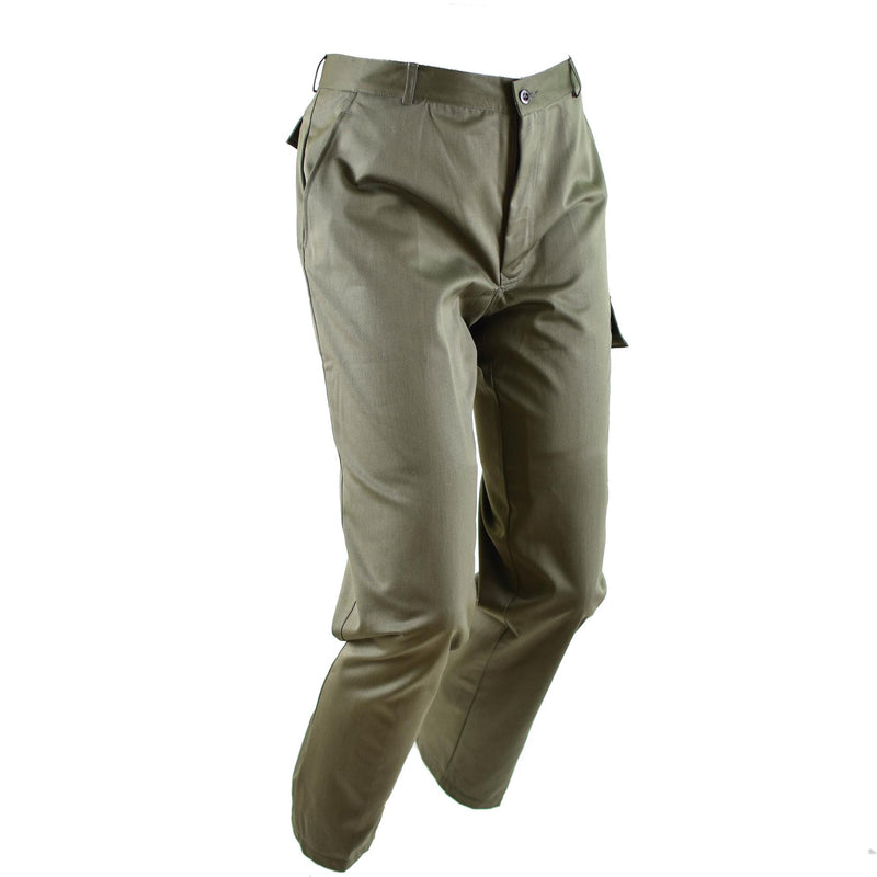 Pantalones de servicio del ejército belga genuino de los pantalones militares de oliva