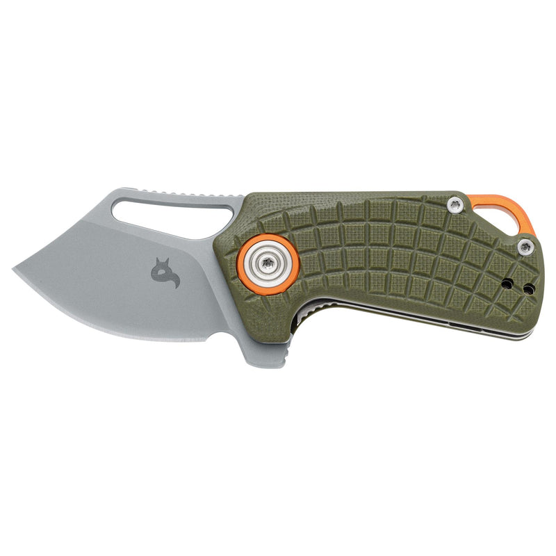 Fox Knives Puck BF-761 OD Camiz de bolsillo plegable 58-60 HRC Acero inoxidable D2