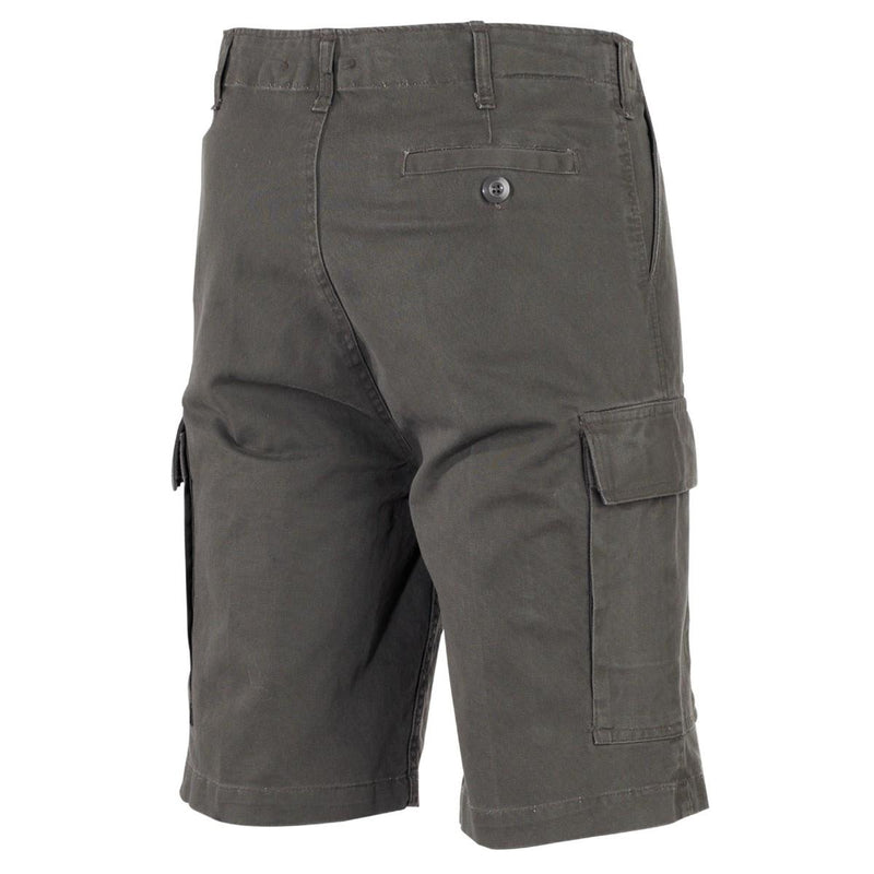 Marca MFH estilo militar alemán bermudas shorts oliva ripstop algodón resistente nuevo