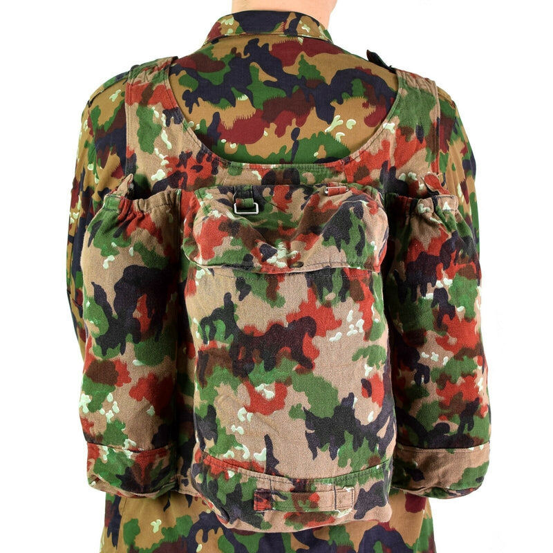 Mochila del ejército suizo genuino Suiza Switzerland Alpen Camo Sniper Rucksack W Diestres