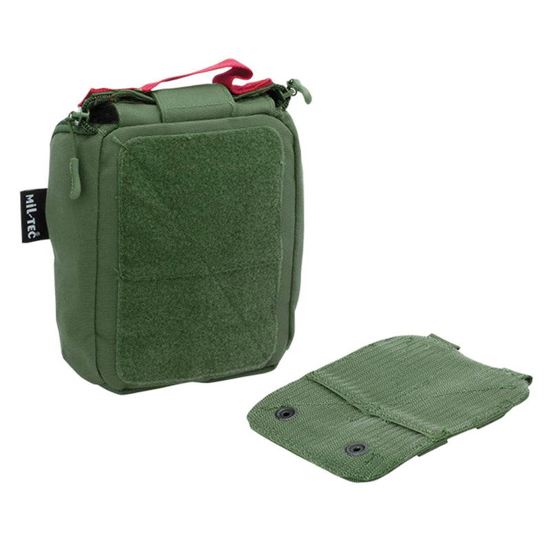 MIL-TEC Kit de primeros auxilios Tipo Mole Olive Medical Pouch Ifak 25 piezas