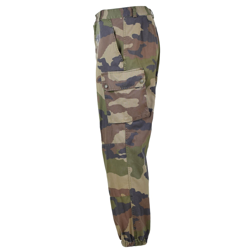 Pantalones de combate del ejército francés genuino F2 CCE CAMO CARGO CARGO CAMPO DE CAMPO