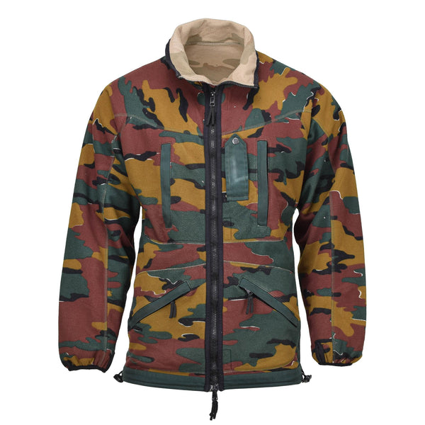 Chaqueta de vellón del ejército belga original reversible windstopper bdu jigsaw jersey