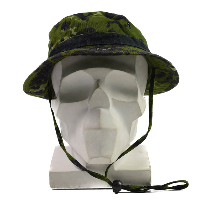 Genuino ejército danés Boonie Hat Military M84 Flecktarn CAMO JUNGLE CAPA de verano