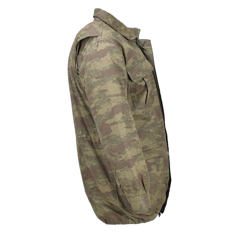 Paracaidista turco original chaqueta parka camuflaje Ripstop Ejército