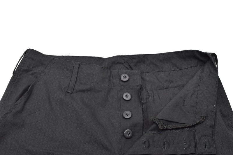 Pantalones de carga negros al estilo del ejército de la marca MIL-TEC U.S.