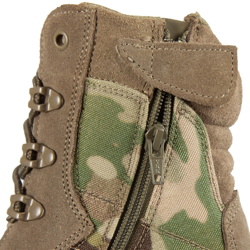 Teesar Botas Multicam Multicam Side Caza de caza Zip Servicio de trekking Calzado