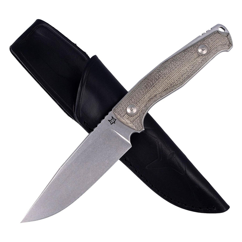 Foxknives Tur Cuchilla compacta de cuchilla fija Tur Ligero diario Compañero N690CO Acero