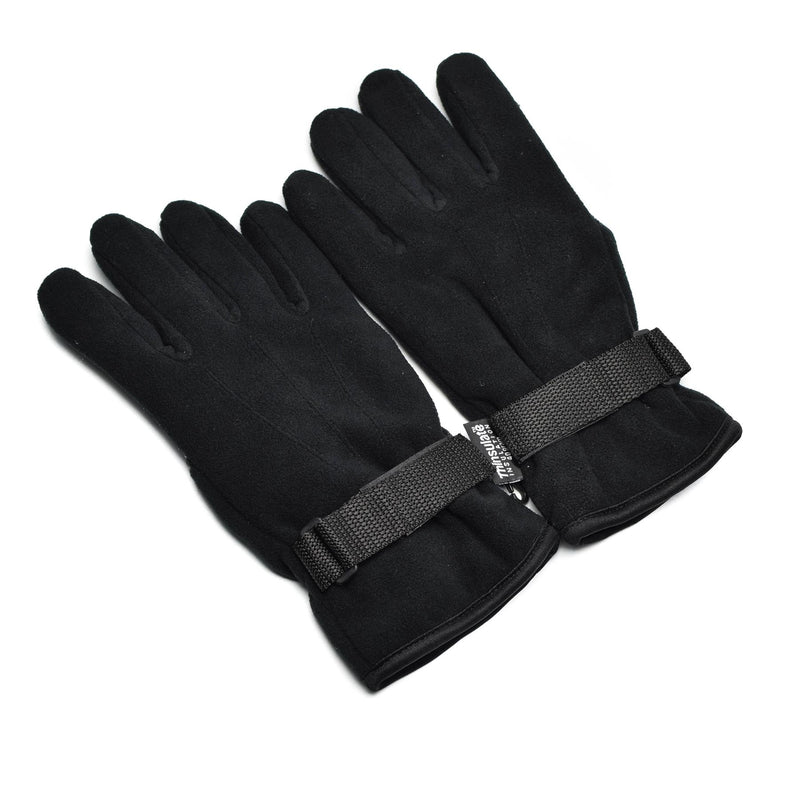 Guantes de revestimiento Thinsule Fleece Winter Black Combat Combat Tactical Antislip Grip