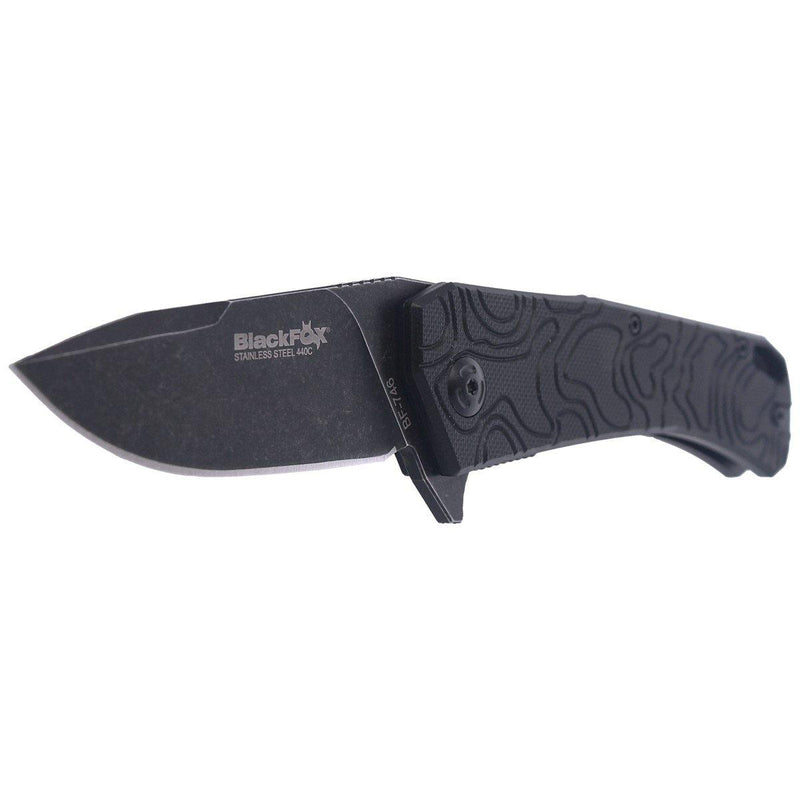 Fox Knives Echo 1 Nina de bolsillo plegable Reubique de lavado de piedra Idroglider