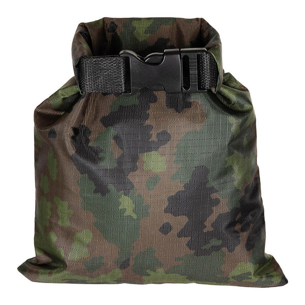 MFH Drybag 1l impermeable saqueo de ripstop saqueo de saco M05 camuflaje finlandés