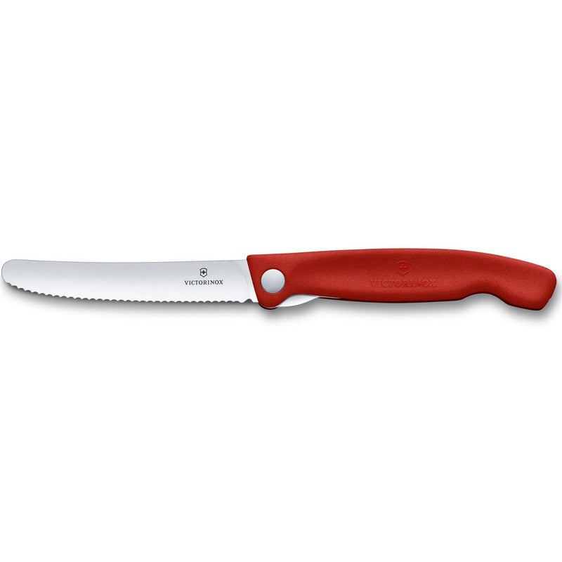 Victorinox Swiss Classic Pleging Paring cuchillo de acero inoxidable Hoja roja