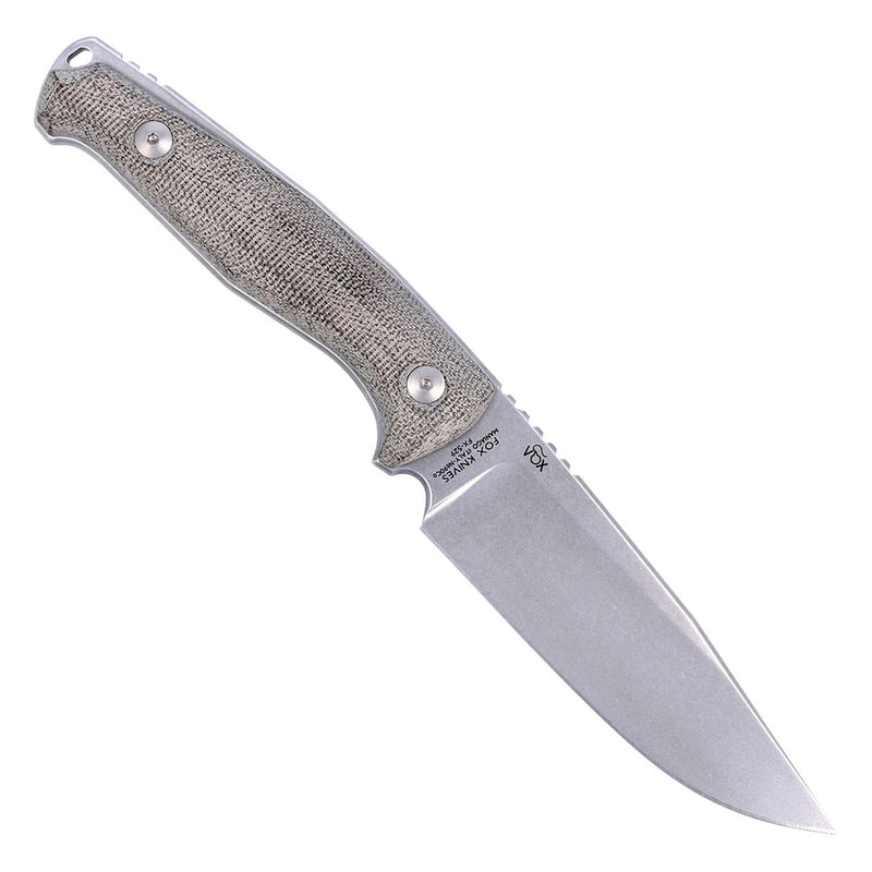 Foxknives Tur Cuchilla compacta de cuchilla fija Tur Ligero diario Compañero N690CO Acero