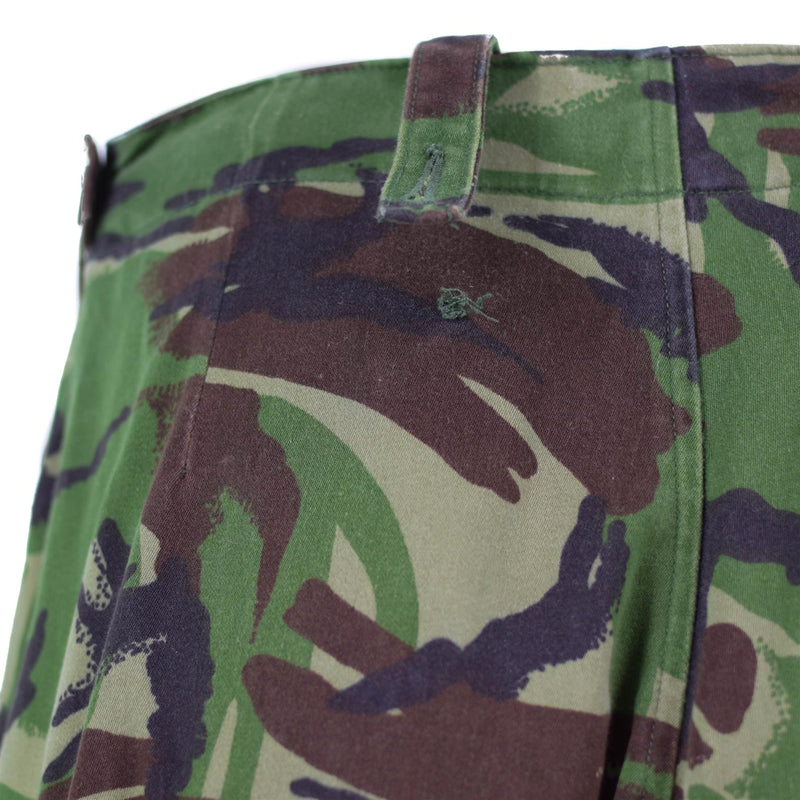 Pantalones del ejército británico original Temperate DMP Woodland Combat Bdu pantalones excedentes