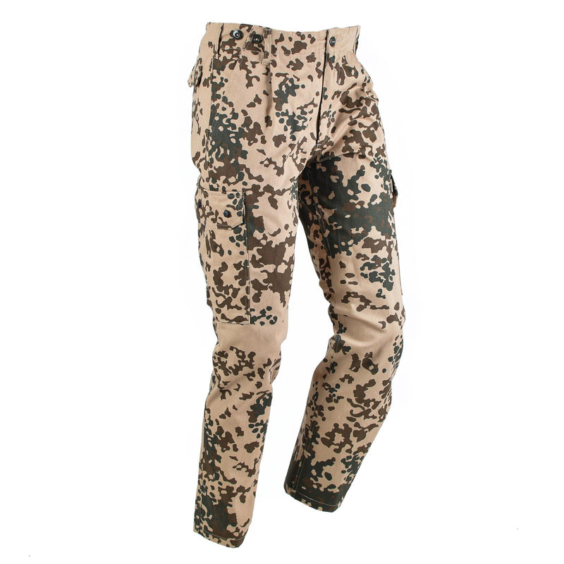 Pantalones de carga de campo de estilo militar alemán 3 colores CAMO TROPICAL BDU Pantalones NUEVOS