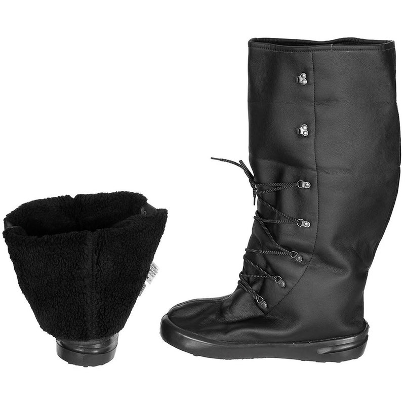 Overboots de Alfa del ejército de Noruega original aislantes zapatos de cuero negro bien agarre nuevo