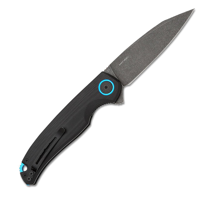 Fox Knives Argus BF-760 Punto de caída de la cuchilla de bolsillo plegable D2 D2