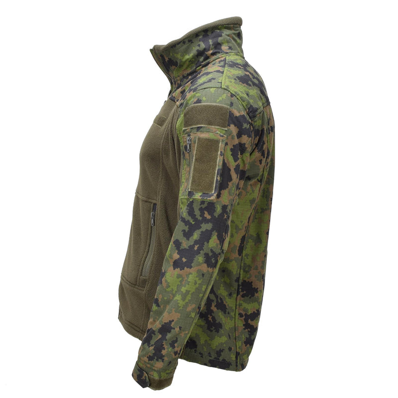 MFH Jacket táctica Ykk Zips Ripstop Vents mangas ajustables M05 CAMO finlandés