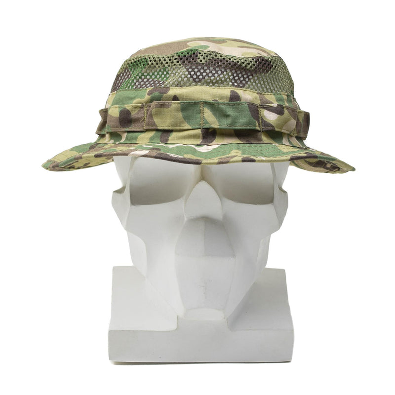 MFH Tactical Tactical Boonie Mesh Field de verano Molle-Loops Camuflage