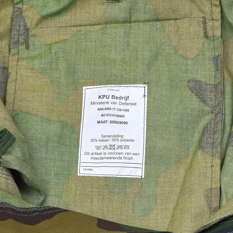 Pantalones tácticos militares holandeses genuinos pantalones de combate reforzados Jungle CAMO NUEVO