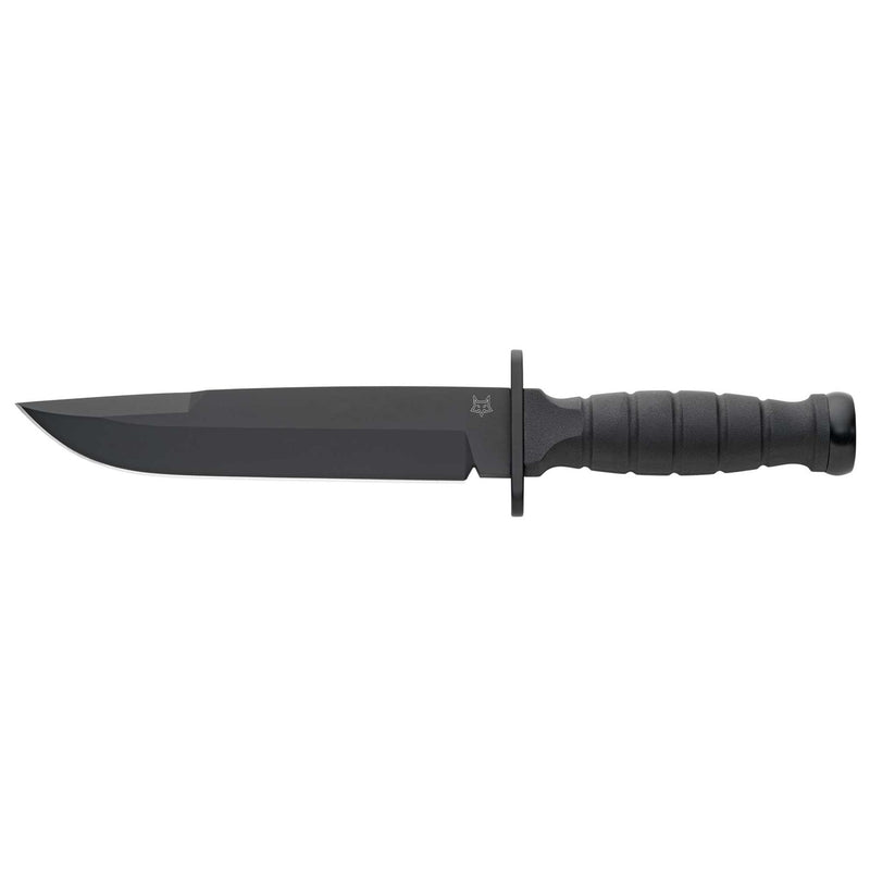 Fox Knives Brand FX-689 Defensor fijo Cuchillo Táctico Táctico Punto de clip Blade Negro