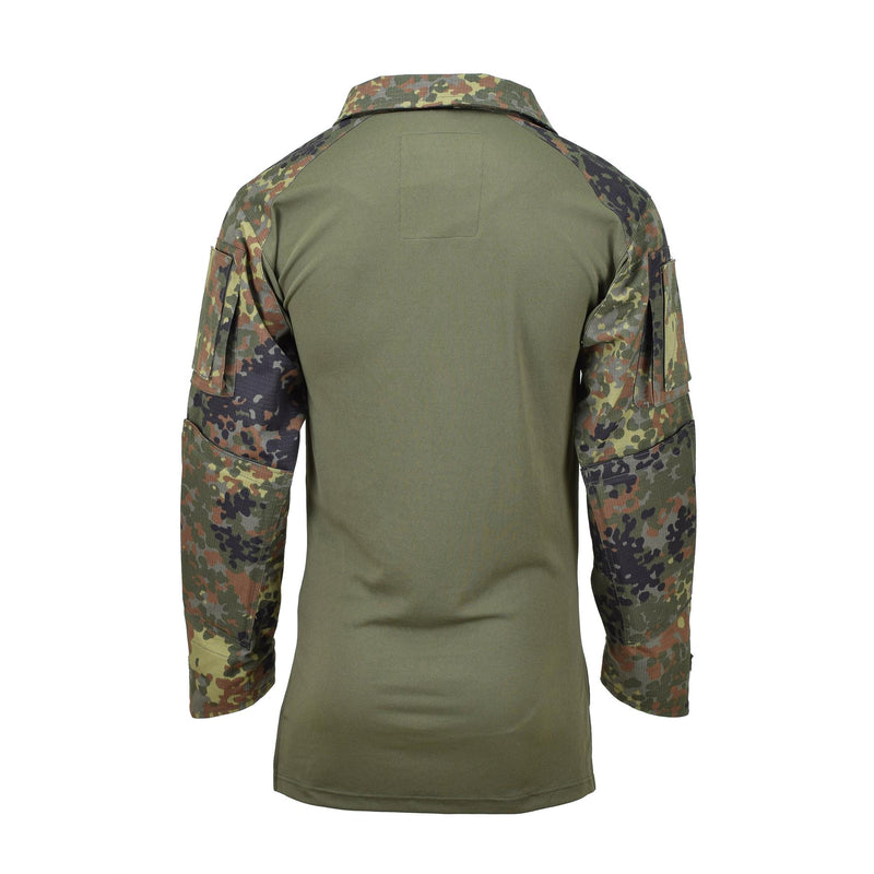 Tacgear Brand Alemán Camisas de estilo del ejército Combate Tropas Underwear Flecktarn Camo