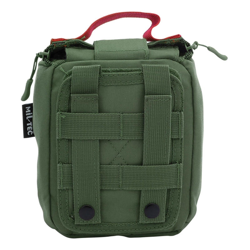 MIL-TEC Kit de primeros auxilios Tipo Mole Olive Medical Pouch Ifak 25 piezas