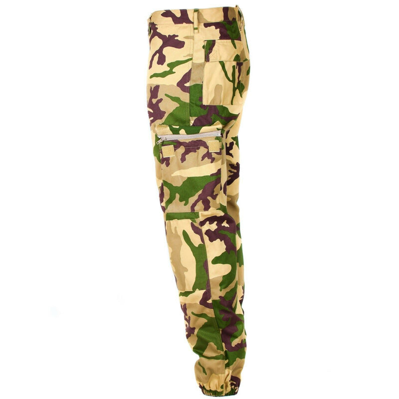 Pantalones del ejército italiano original Combate Desert Trópico Tropic Camuflage Camufla de campo NUEVO