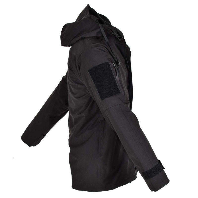 Mil-Tec Brand Parka W Liner de invierno Cálculo Black Chaqueta tibia Hombres impermeables Gear Rain Gear